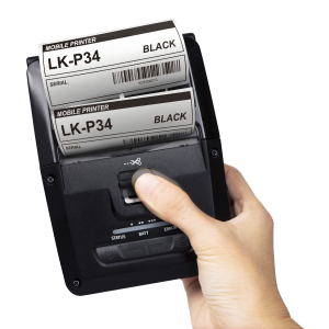 ワン・プッシュ カッター機構搭載モバイルプリンタ Sewoo LK-P24/LK-P34
